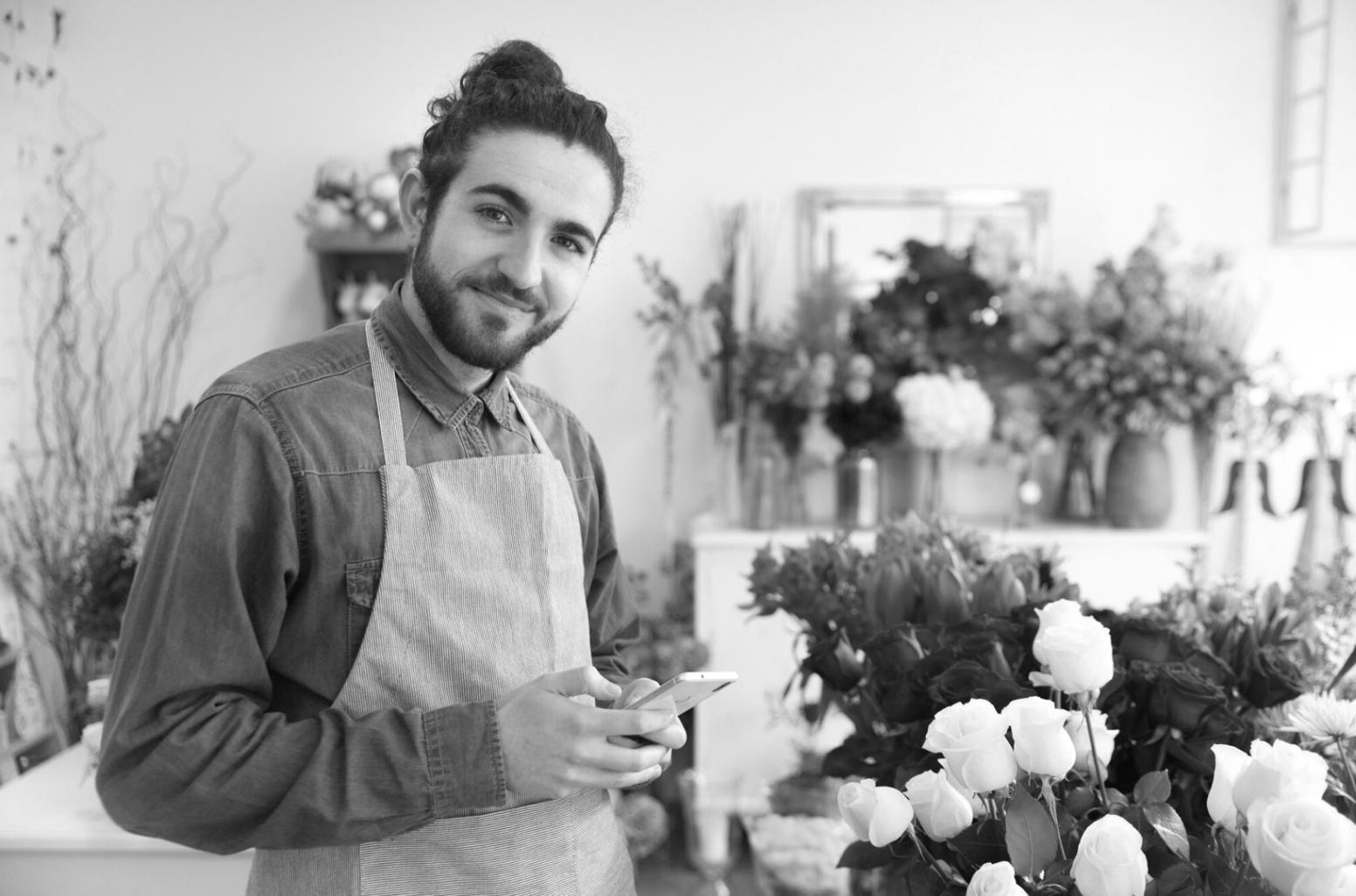 Professional floral consultation process showing collaborative approach